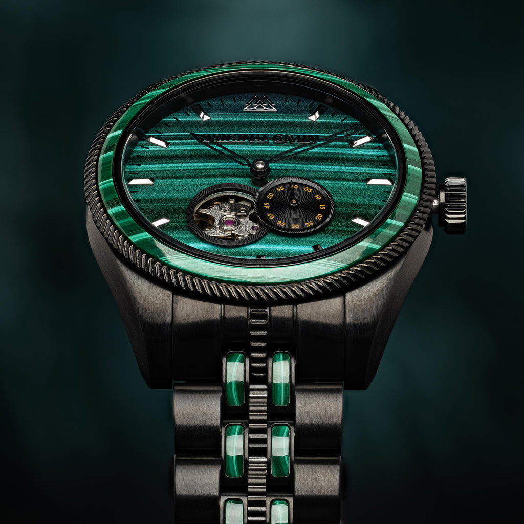 Malachite Black Vintage Automatic 40mm