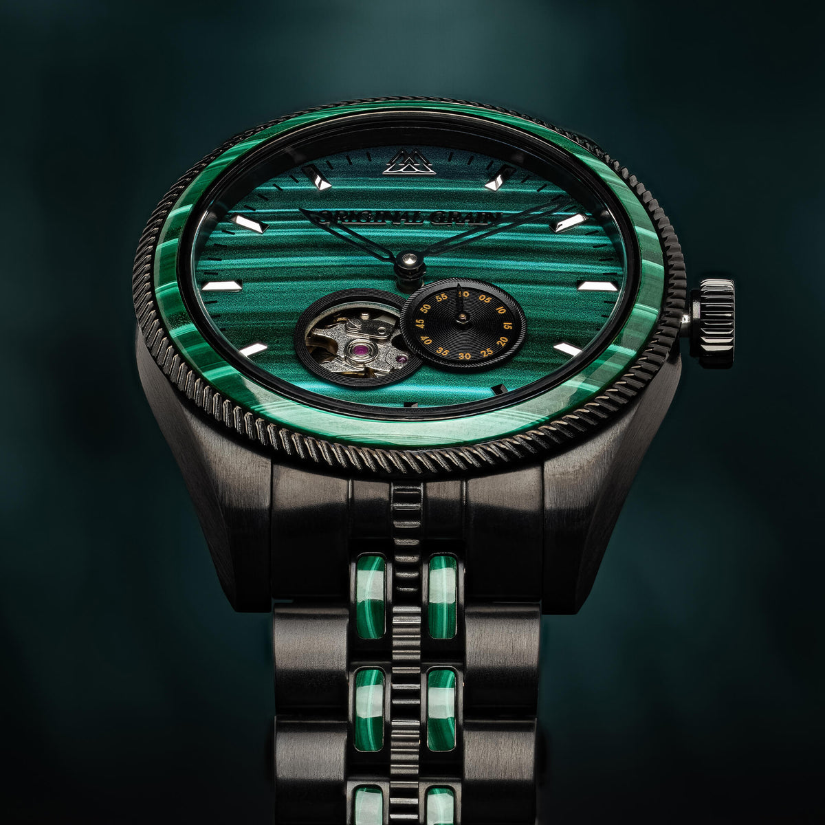 Malachite Black Vintage Automatic 40mm