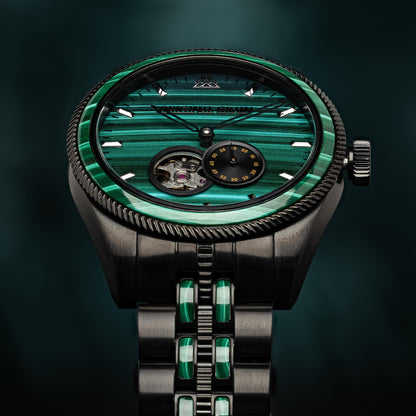 Malachite Black Vintage Automatic 40mm