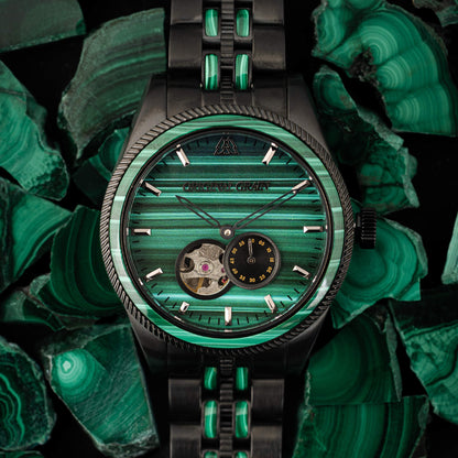 Malachite Black Vintage Automatic 40mm