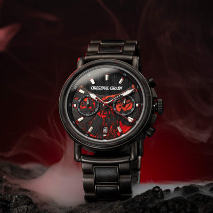 Forest Fire Red Chrono 44mm