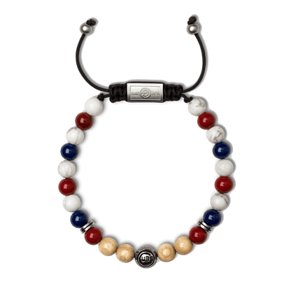 Chicago Cubs Round Macrame Bracelet 8mm
