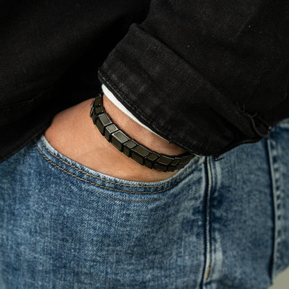 Military Stonewashed Arrow Bracelet