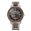 Charred Whiskey Silver Barrel Automatic 46mm