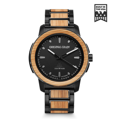American Heritage Bourbon Barrels Black 42mm
