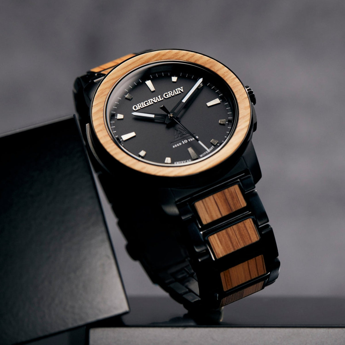American Heritage Bourbon Barrels Black 42mm