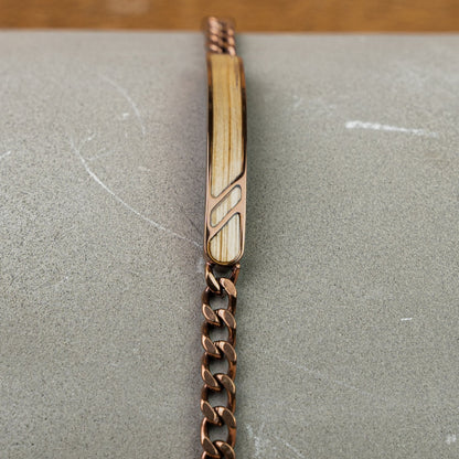 Whiskey Espresso Curb Bracelet