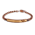 Whiskey Espresso Curb Bracelet