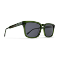 Sunset Black Walnut Transparent Green Sunglasses