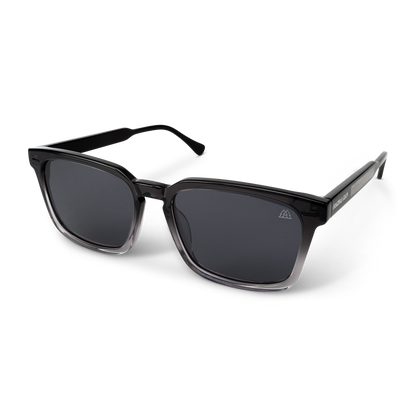 Sunset Grey oak Transparent Black Sunglasses