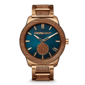 Sapele Teal Dial Bronze Barrel 46mm