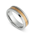 Brewmaster Silver Single Barrel Beveled Ring