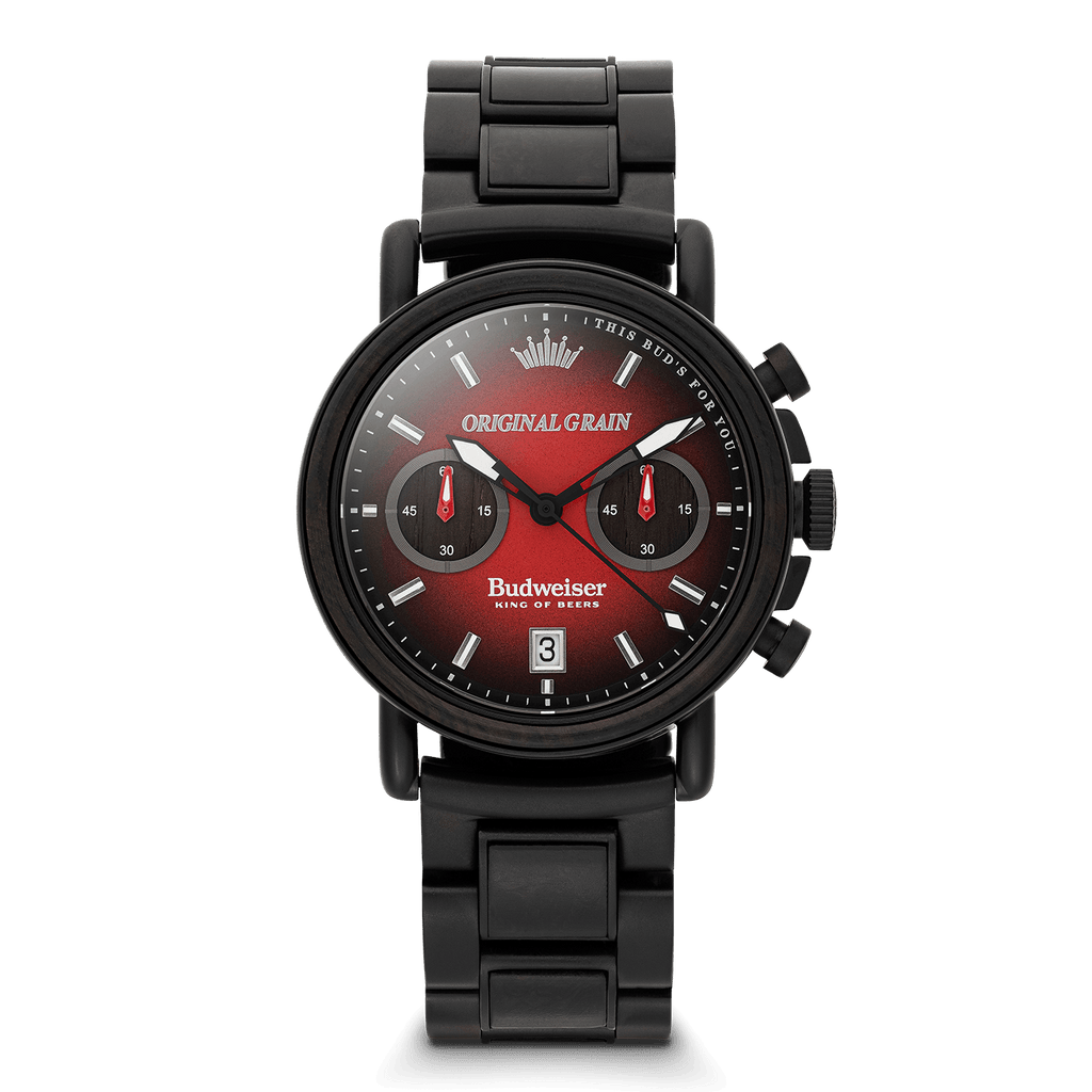 Budweiser King of Beers Black Chrono 42mm