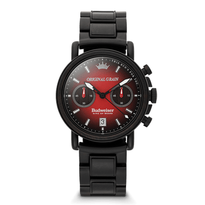 Budweiser King of Beers Black Chrono 42mm