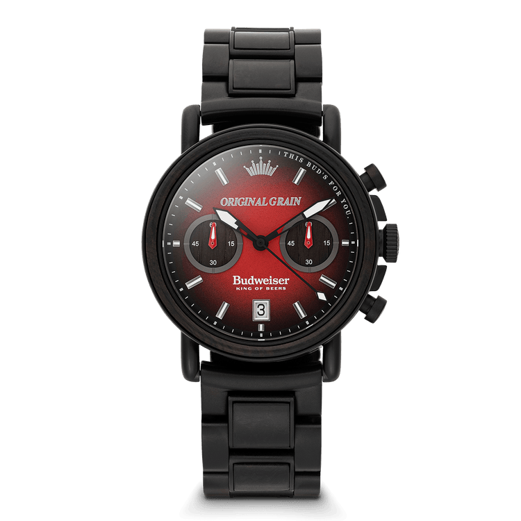 Budweiser King of Beers Black Chrono 42mm