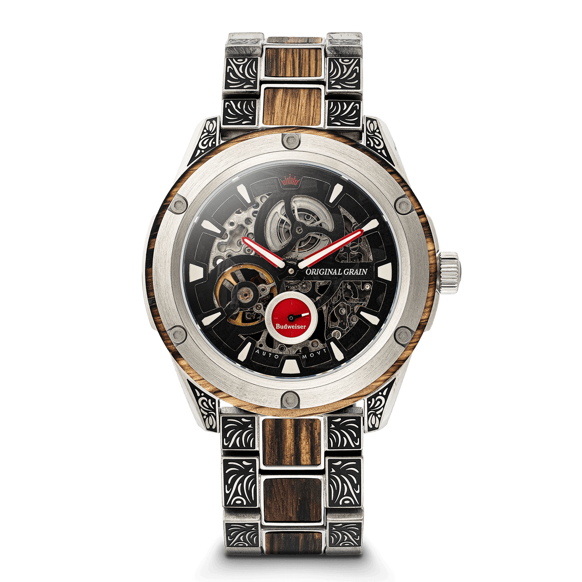 Budweiser King of Beers Rugged Auto 44mm