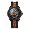 Burlwood Black Rugged Auto 44mm