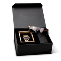 Burlwood Chrono + Whiskey Brown Sunglass Gift Kit