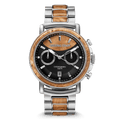 Burlwood Silver Chrono 44mm