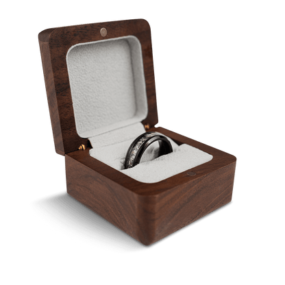 Deer Antler Single Barrel Ring