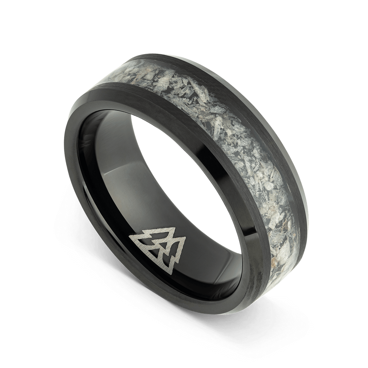Deer Antler Single Barrel Ring