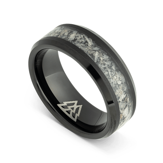 Deer Antler Single Barrel Ring