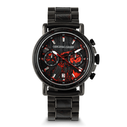 Forest Fire Red Chrono 44mm