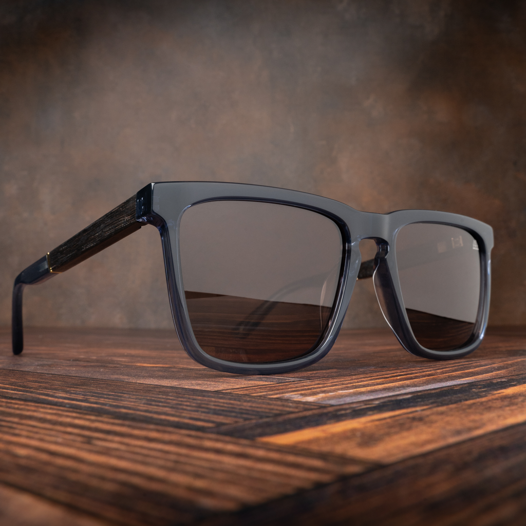 Revival Blue Oak Transparent Sunglass
