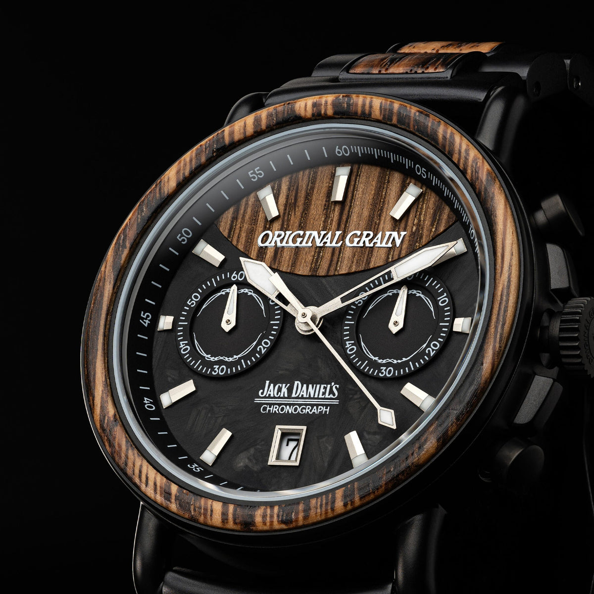 Jack Daniel's Charred Black Chrono 44mm