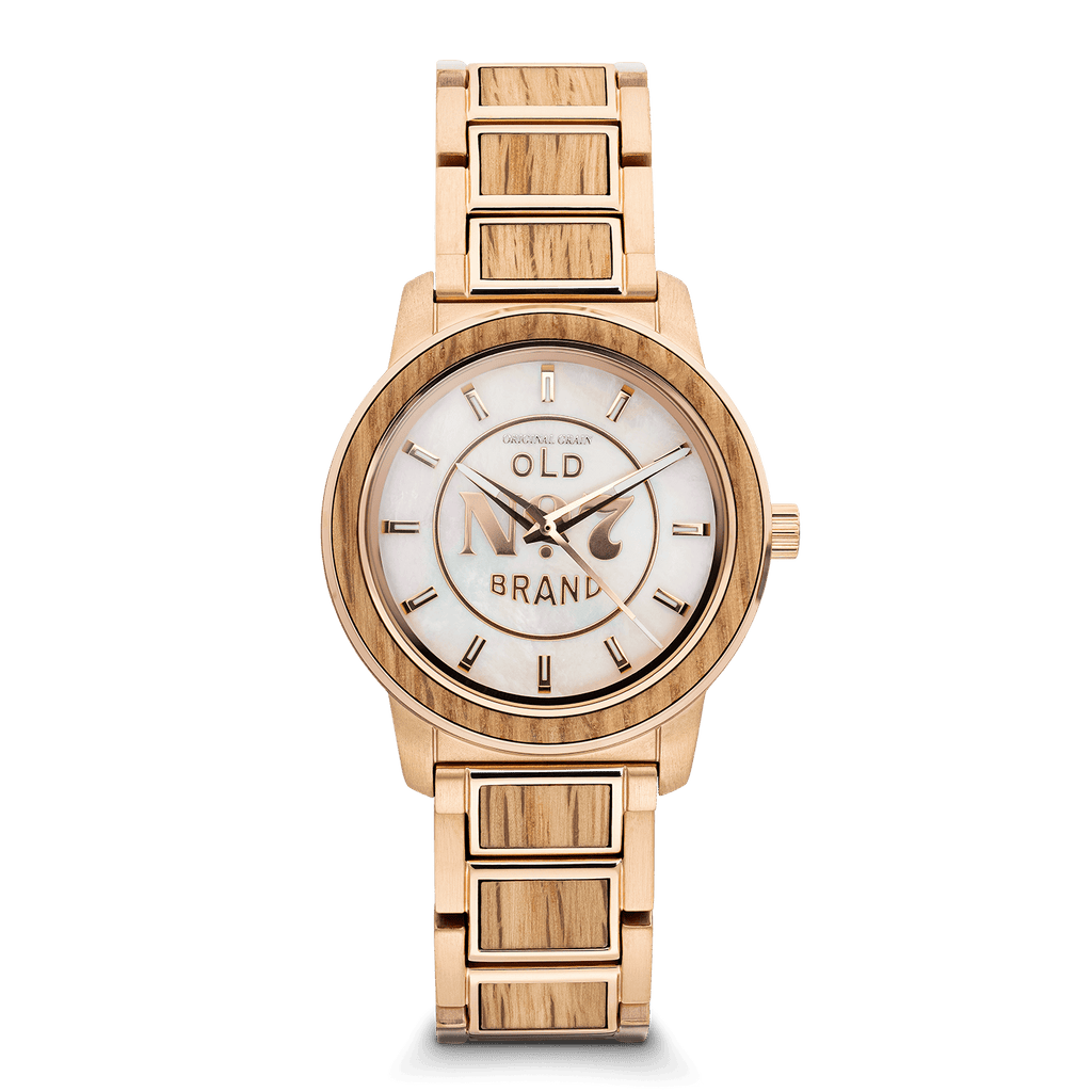 JACK DANIEL'S ROSEGOLD WOMEN'S BARREL 36MM