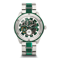 Malachite Rugged Silver Automatic 45mm