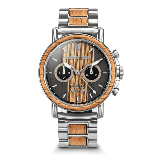 Brewmaster Silver Mechanical Chrono 44mm