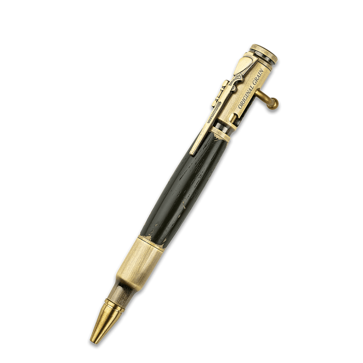 Military Brass Bolt-Action Pen