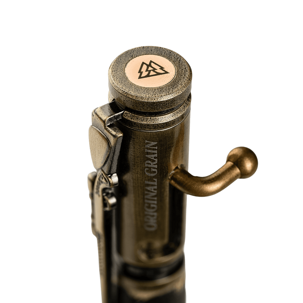 Military Brass Bolt-Action Pen