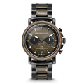 Military Stonewashed Steel Chrono 44mm