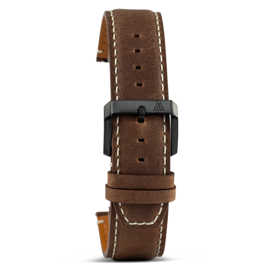 Bourbon Brown 23mm Leather Band