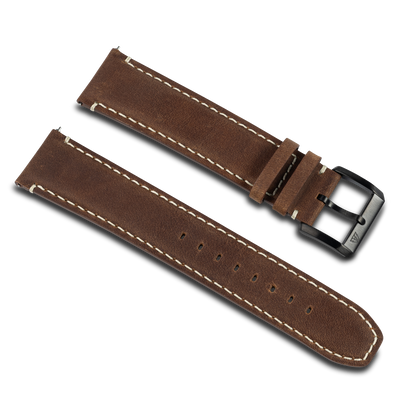 Bourbon Brown 23mm Leather Band