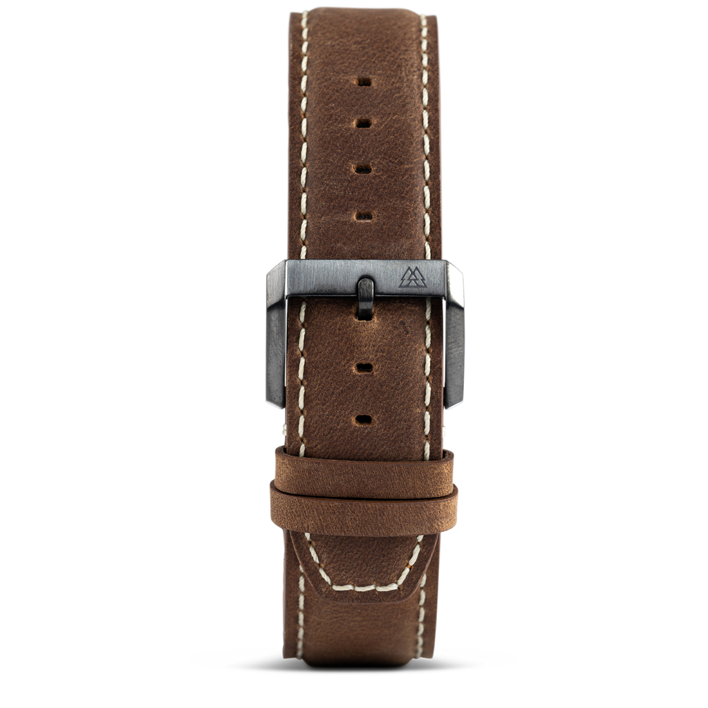 Bourbon Brown 23mm Leather Band