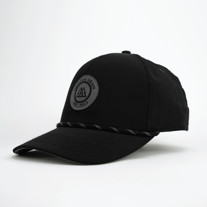 Black & Charcoal Suede Originalgrain Hat