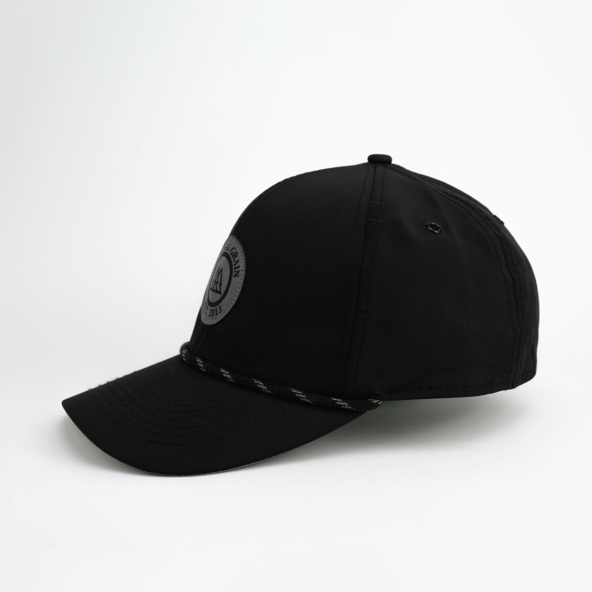 Black & Charcoal Suede Originalgrain Hat