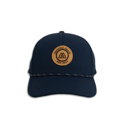 Navy & Tan Suede Originalgrain Hat