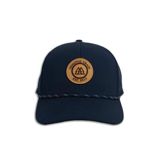 Navy & Tan Suede Originalgrain Hat