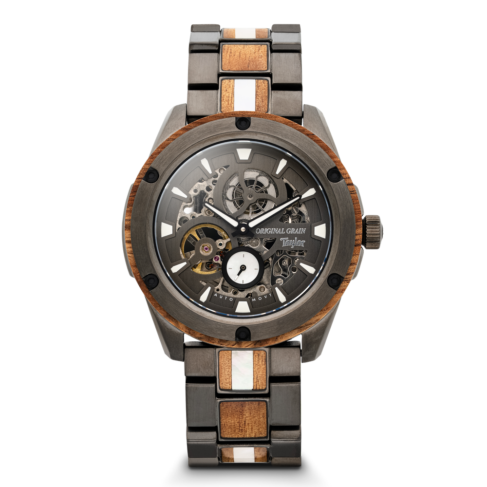 Taylor Guitars Gunmetal Koa Rugged Automatic 44mm