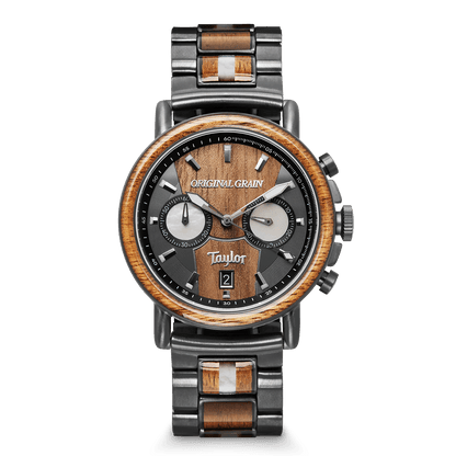 Taylor Guitars Koa Gunmetal Chrono 44mm