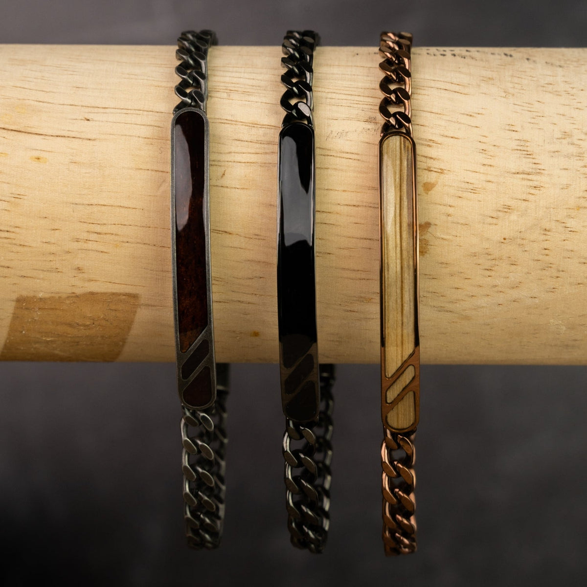 Whiskey Espresso Curb Bracelet