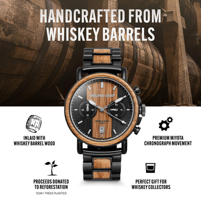 Whiskey Black Chrono 44mm