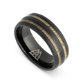 Whiskey Black Double Barrel Ring
