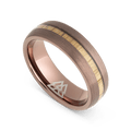 Whiskey Espresso Single Barrel Thin Ring