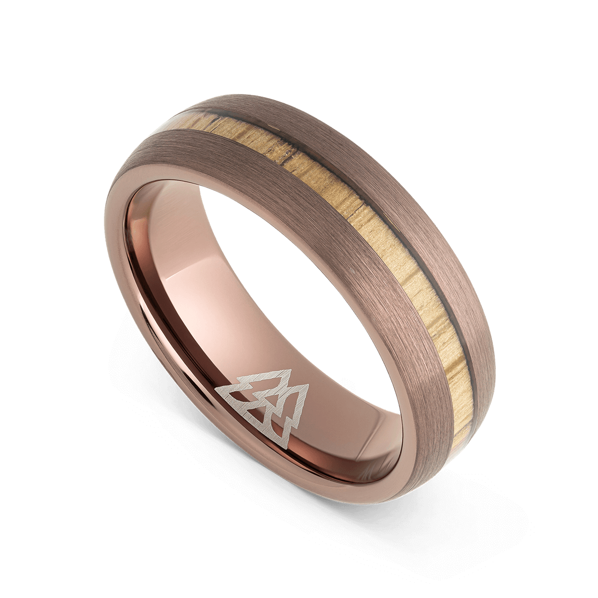Whiskey Espresso Single Barrel Thin Ring