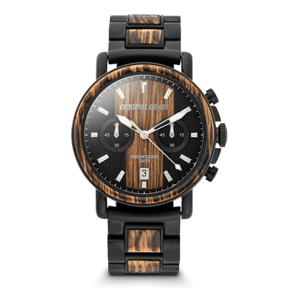 Charred Whiskey Black Dial Chrono 44mm